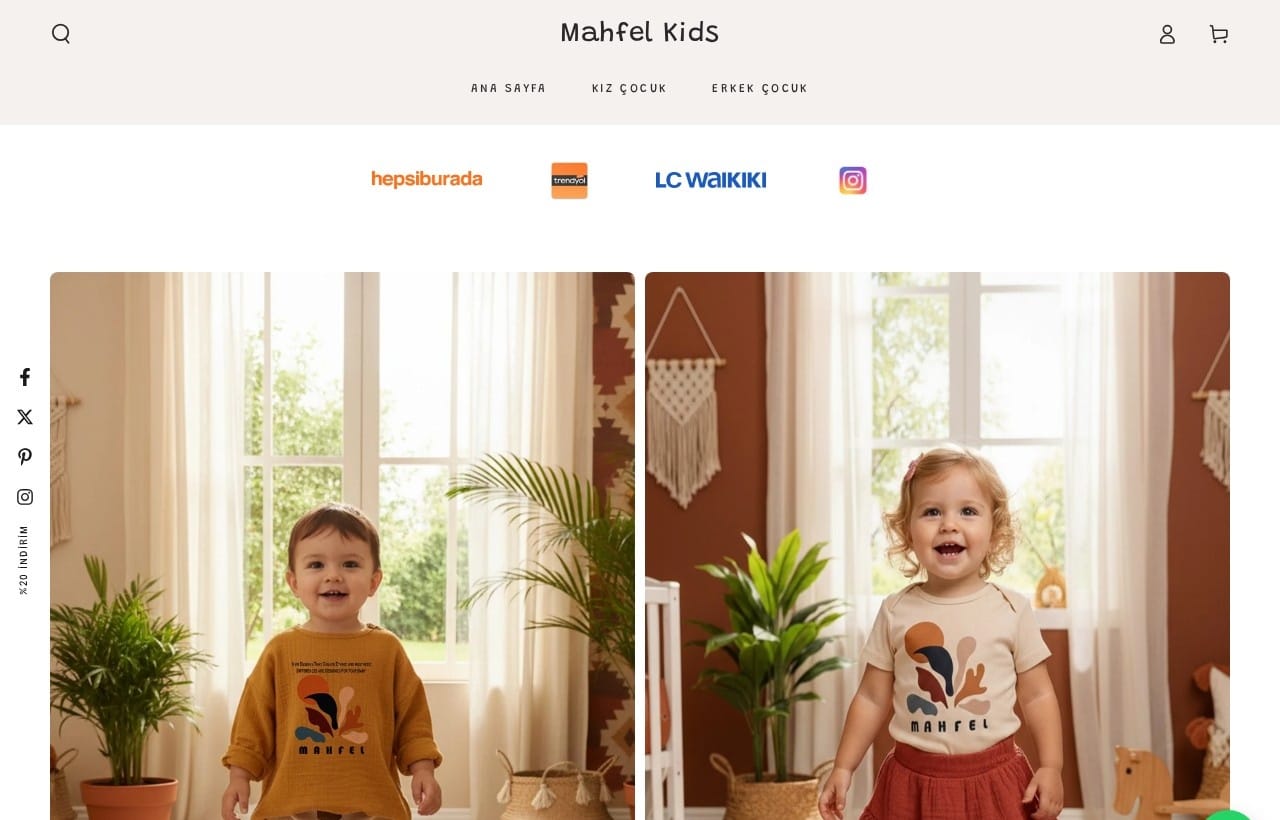 Mahfel Kids – Markaf5 e-ticaret projesi